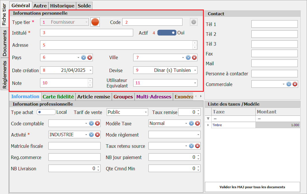 Fournisseur Fiche Tiers Général Information Personnel.png
